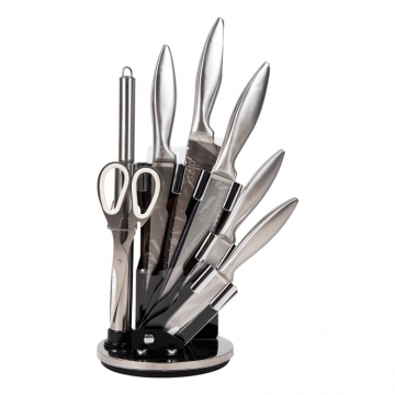3Cr13 Stainless Steel Kitchen Knife Set with Block