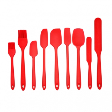 9 PCS Food Grade Silicone Bakeware Set Houseware Cooking Utensils