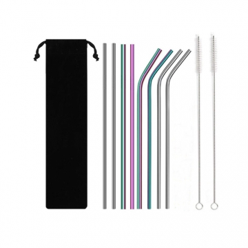 Custom Reusable Stainless Steel Drinking Metal Straw