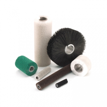 Flexible Durable Steel Wire Coil Type Industrial Wire Roller Brush for Cleaning and Polishing