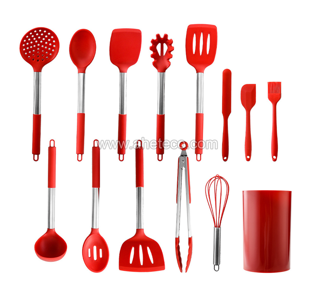 Silicone Cookware Kitchen Gadget Utensils Set Kitchenware